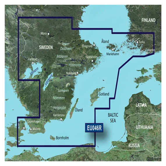 Garmin Bluechart G3 046R Malmö-Öregrund i gruppen Bådelektronik / Diagrammer og kort hos Sportfiskeprylar.se (010-C0782-20)