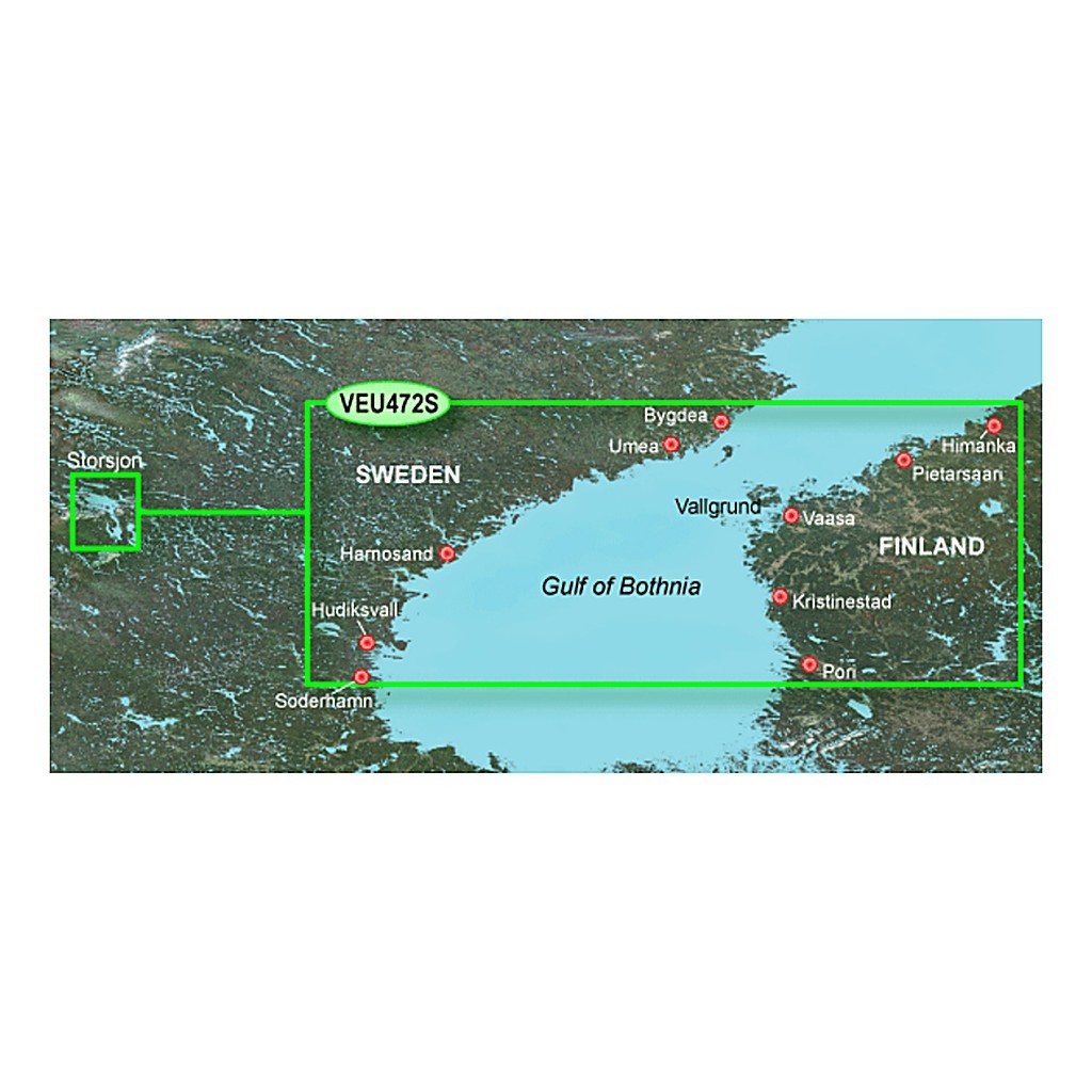Garmin Bluechart G3 Vision 472S Söderhamn- Umeå
