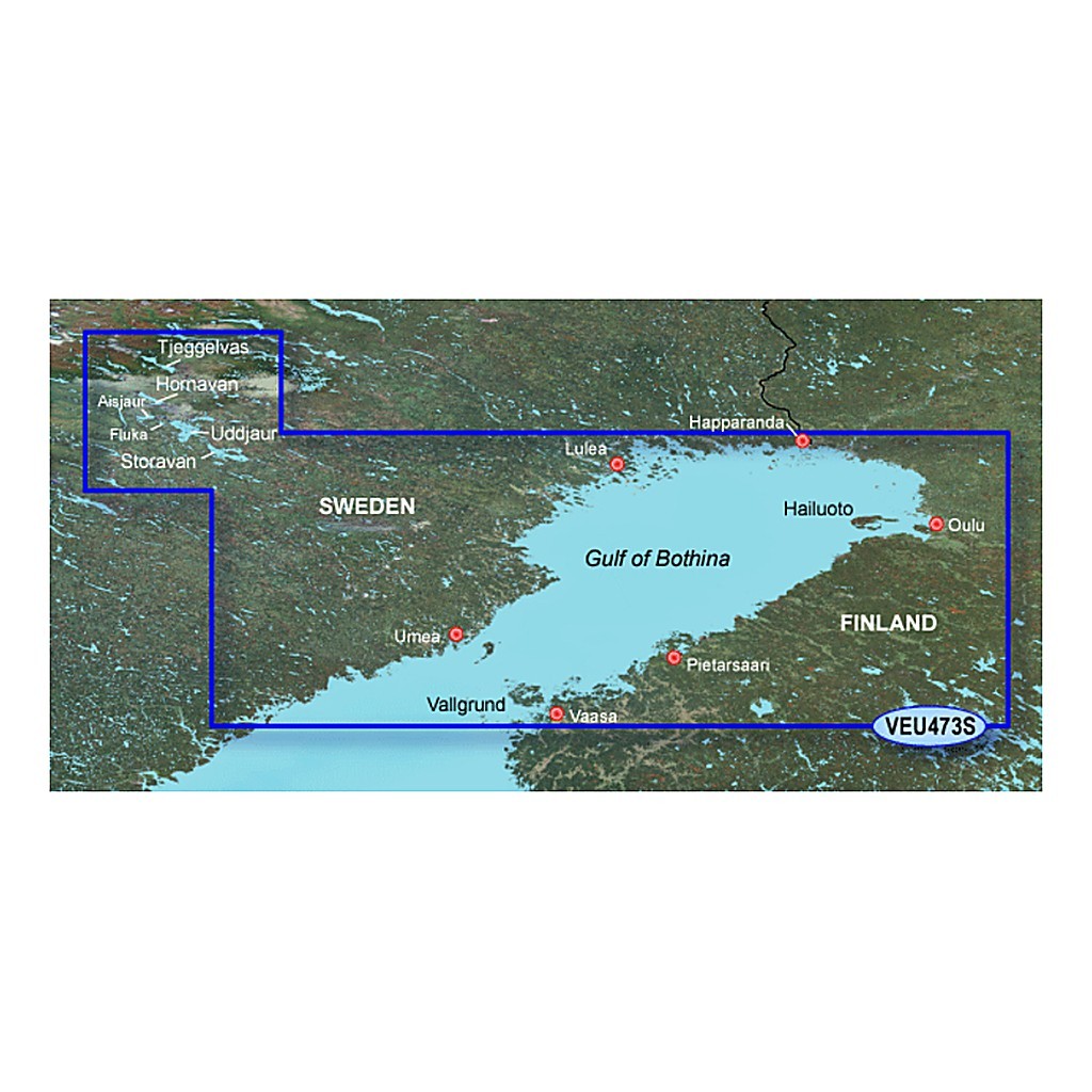 Garmin Bluechart G3 Vision 473S Övik-Haparanda i gruppen Bådelektronik / Diagrammer og kort hos Sportfiskeprylar.se (010-C0817-00)