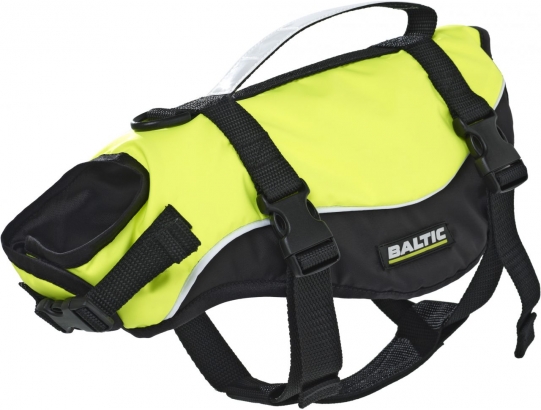 Baltic Cat Life Vest Maja Black/Yellow i gruppen Beklædning og fodtøj / Flydebeklædning / Redningsveste / Redningsvest katte og hunde hos Sportfiskeprylar.se (0473-000-1r)