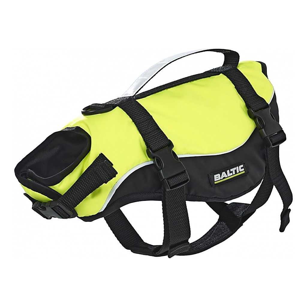 Baltic Cat Life Vest Maja Black/Yellow i gruppen Beklædning og fodtøj / Flydebeklædning / Redningsveste / Redningsvest katte og hunde hos Sportfiskeprylar.se (0473-000-1r)