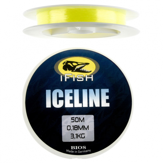 IFISH Ice Fishing Line Yellow 50m - 0.20mm i gruppen Snøre / Isfiskesnøre hos Sportfiskeprylar.se (052048500-20)