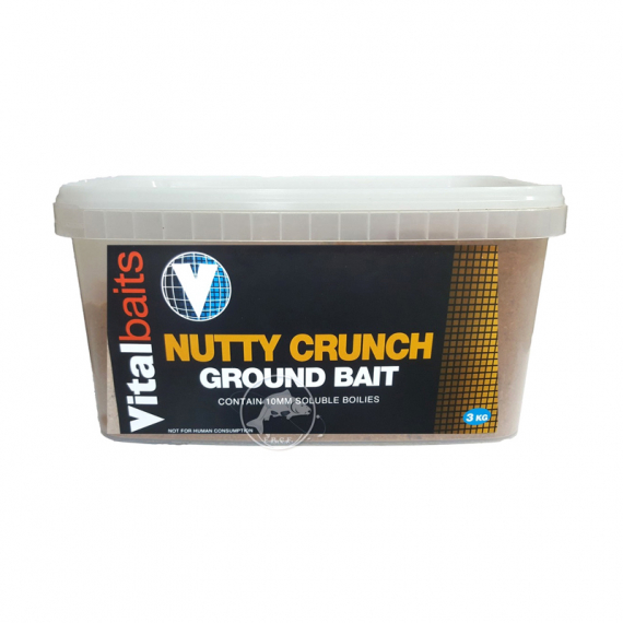 Vital Baits Groundbait Nutty Crunch Bucket 3kg i gruppen Madding / Boilies, krogagn og forfoder / Groundbait / Groundbait hos Sportfiskeprylar.se (08-0009)