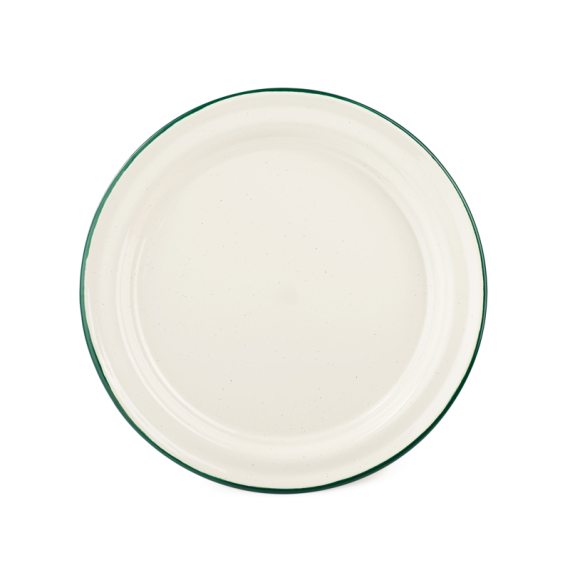 GSI Outdoors Deluce Enamalware Plate Cream i gruppen Outdoor / Stormkøkken og køkkenredskaber / Tallerkner og skåle / Tallerkner hos Sportfiskeprylar.se (08326)