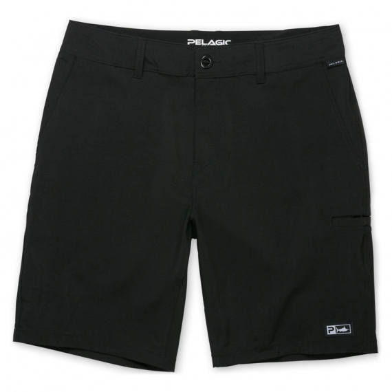 Pelagic Mako Hybrid Solid Short Black i gruppen Beklædning og fodtøj / Beklædning / Shorts hos Sportfiskeprylar.se (1001213002-BLKr)