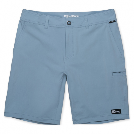 Pelagic Mako Hybrid Solid Short Slate i gruppen Beklædning og fodtøj / Beklædning / Shorts hos Sportfiskeprylar.se (1001213002-SLTr)