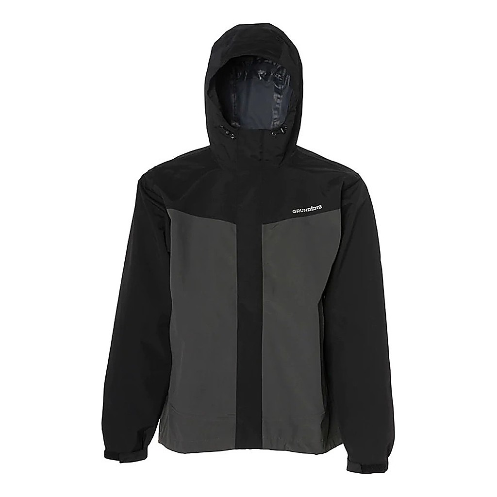 Grundéns Full Share Jacket Black/Grey i gruppen Beklædning og fodtøj / Beklædning / Jakker / Regnjakker hos Sportfiskeprylar.se (10044-015-0013r)