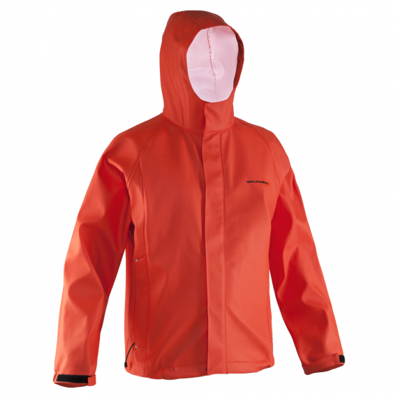 Grundéns Neptune 319 Hooded Jacket - Orange, XL i gruppen Beklædning og fodtøj / Beklædning / Jakker / Regnjakker hos Sportfiskeprylar.se (10079-800-0016)