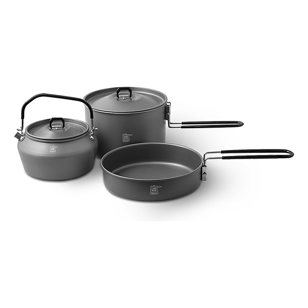 Delphin Camping Cookware Set 3-in-1 i gruppen Outdoor / Stormkøkken og køkkenredskaber / Kopper og krus hos Sportfiskeprylar.se (101000469)