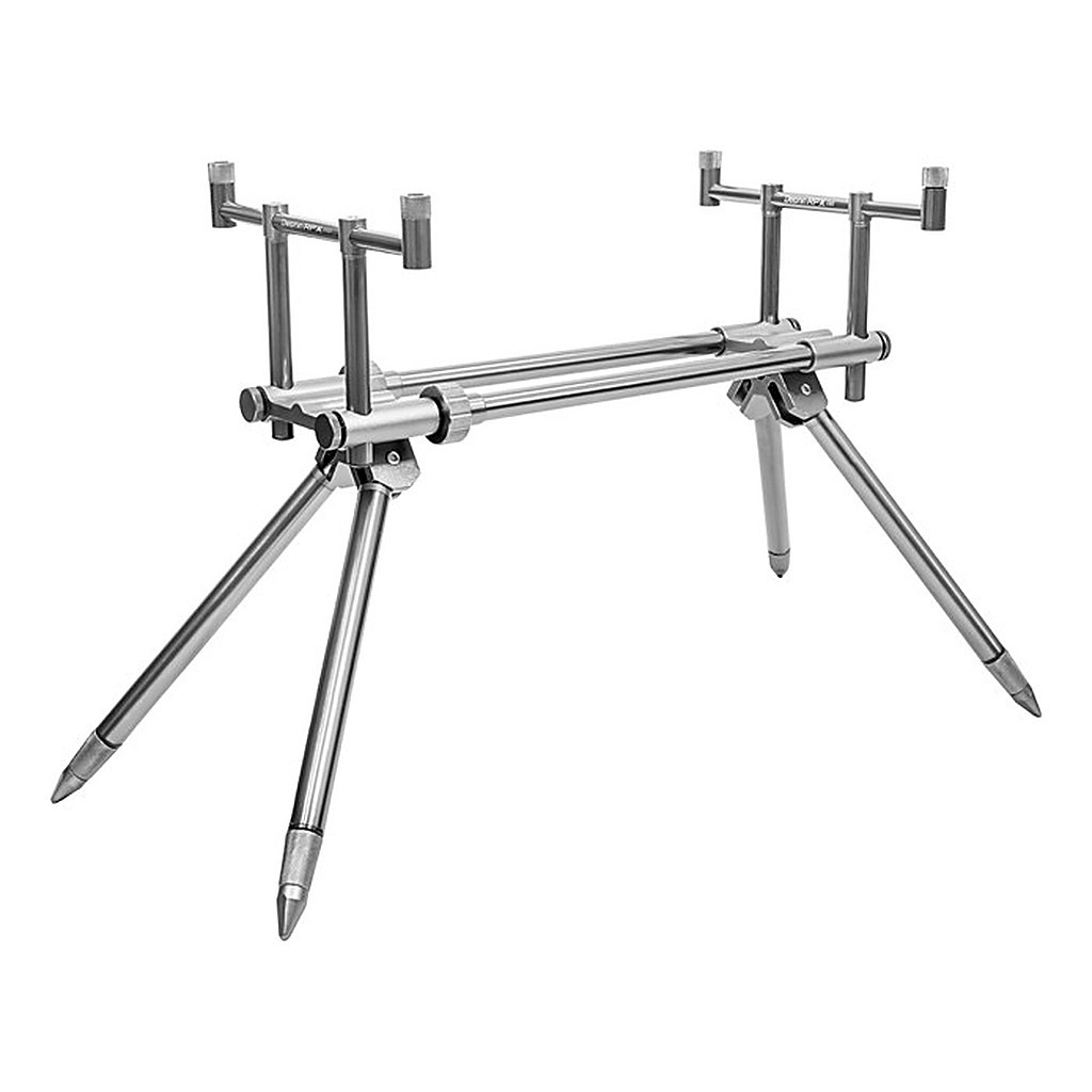 Delphin Buzz Bar 3 Rods Silver - 40 cm i gruppen Udstyr og tilbehør / Rod Pods, Rod Rests & Banksticks / Buzz Bars hos Sportfiskeprylar.se (101004142)