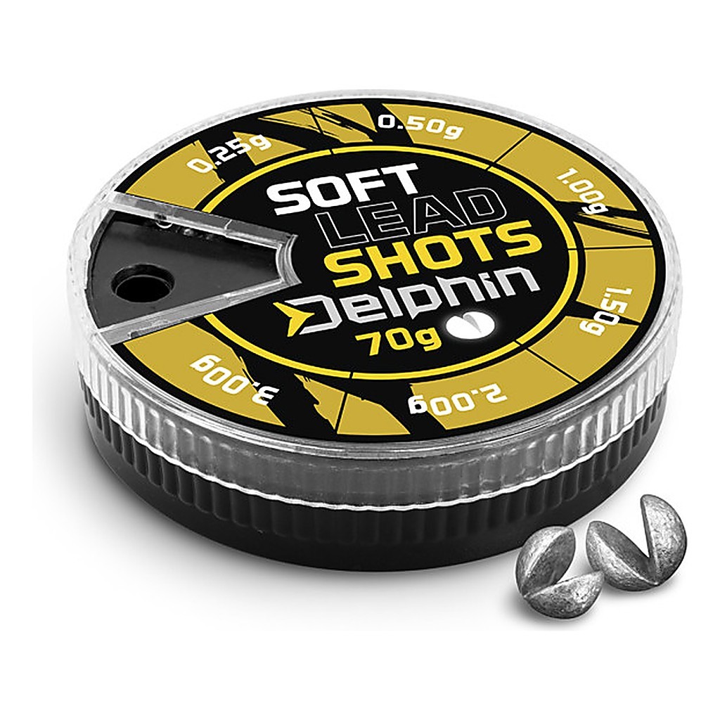 Delphin Soft Split Shot Sinkers i gruppen Kroge og endegrej / Synk og lod / Bly- og splitlod hos Sportfiskeprylar.se (101005468r)
