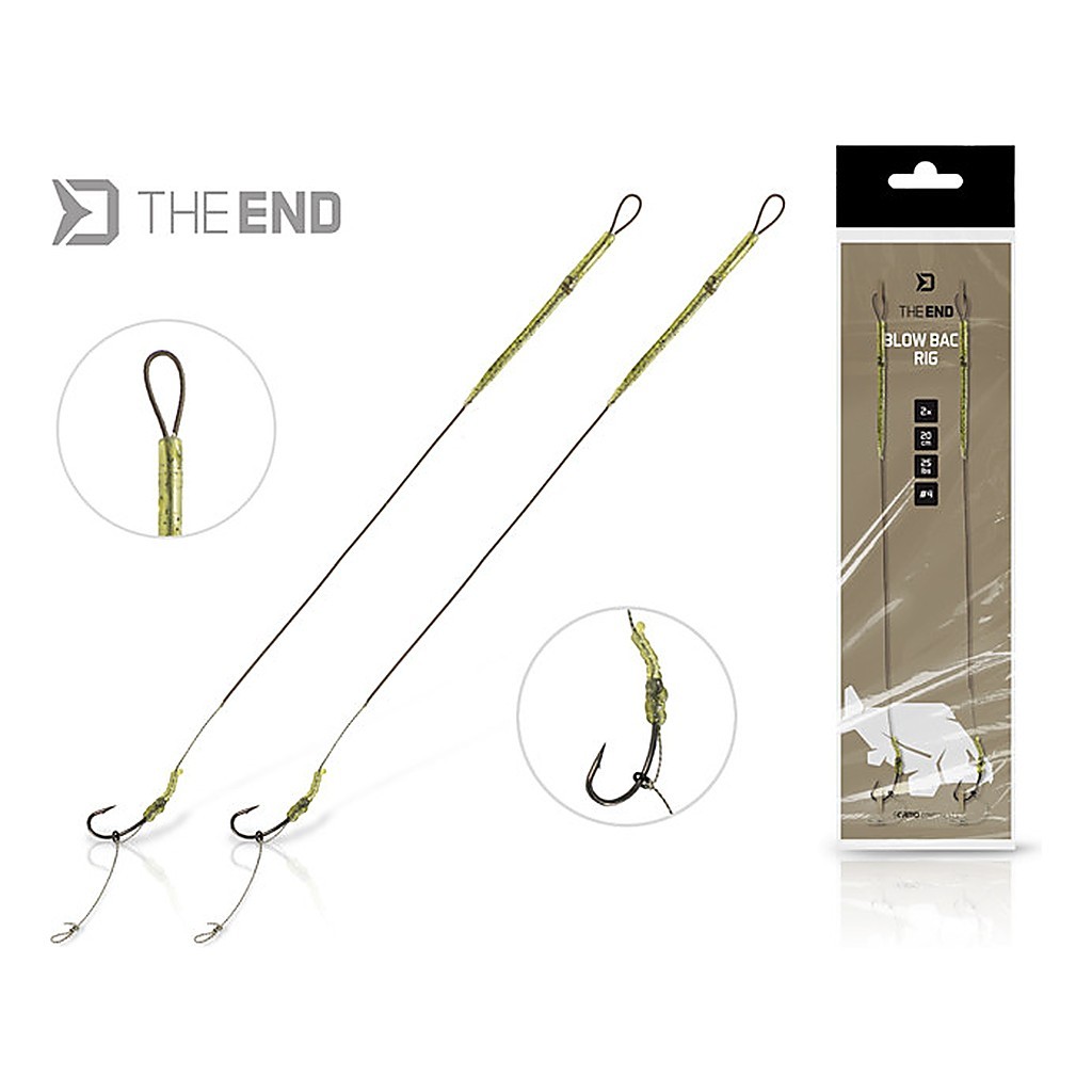 Delphin The End Blow Back Rig 2-pack i gruppen Kroge og endegrej / Færdiglavede rigs hos Sportfiskeprylar.se (101005684r)