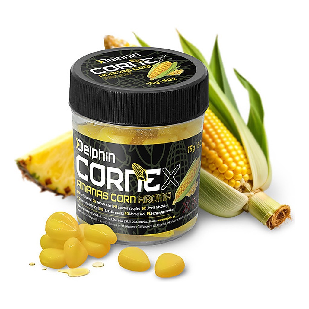 Delphin Artificial Bait Cornex Pop Up 60-pack i gruppen Madding / Boilies, krogagn og forfoder / Kunstige agn hos Sportfiskeprylar.se (101005767r)