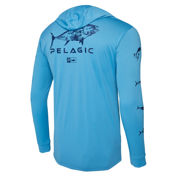 Pelagic AquaTek Hooded - Gyotaku OCE i gruppen Beklædning og fodtøj / Beklædning / Sweatere / Hættetrøjer hos Sportfiskeprylar.se (1015231005-OCE-Sr)