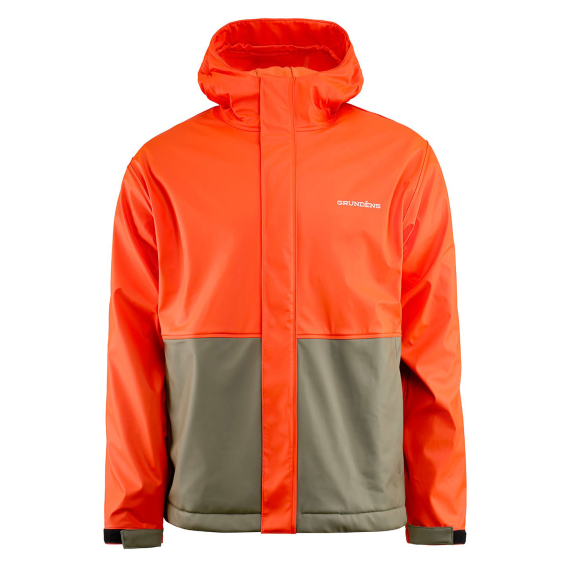 Grundéns Neptune Thermo Jacket Orange/Olive i gruppen Beklædning og fodtøj / Beklædning / Jakker / Regnjakker hos Sportfiskeprylar.se (10211-811-0013r)