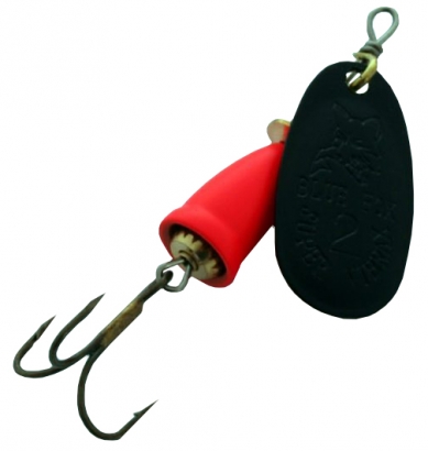 Blue Fox Vibrax Fluorescent BFF Nr 2 BKFR i gruppen Madding / Inline spinnere hos Sportfiskeprylar.se (102182NO)