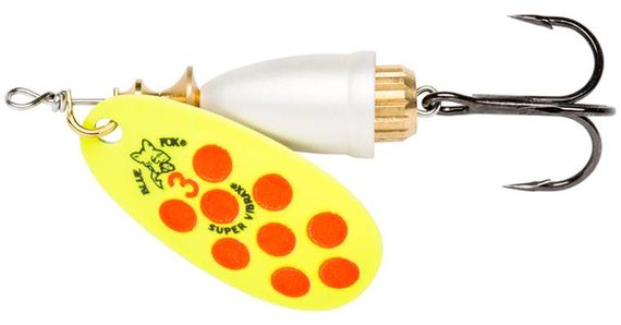 Blue Fox Vibrax UV Nr 3 YOPU i gruppen Madding / Inline spinnere hos Sportfiskeprylar.se (102755NO)