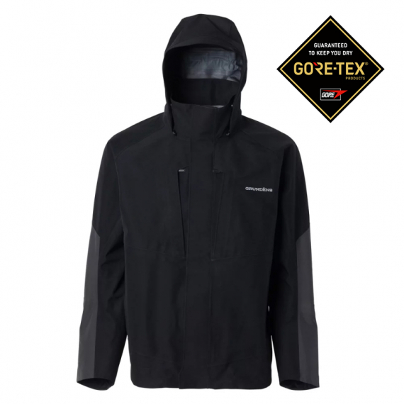 Grundéns Buoy X Gore-tex Jacket Black i gruppen Beklædning og fodtøj / Beklædning / Jakker / Skaljakker hos Sportfiskeprylar.se (10315-001-0013r)