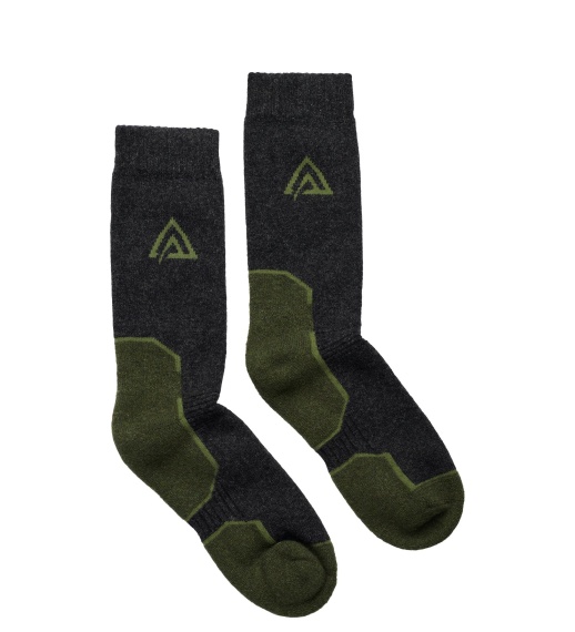 Aclima WarmWool Sock Olive Night/Dill/Marengo i gruppen Beklædning og fodtøj / Beklædning / Undertøj / Sokker hos Sportfiskeprylar.se (105634r)