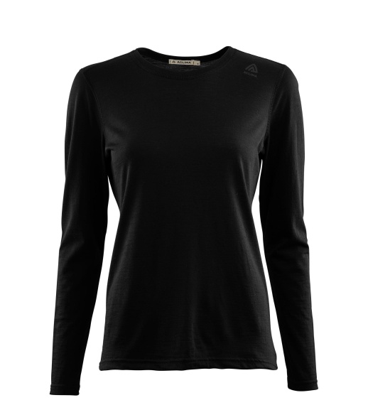 Aclima LightWool Undershirt Long Sleeve Jet Black i gruppen Beklædning og fodtøj / Beklædning / Undertøj / Langærmede undertrøjer hos Sportfiskeprylar.se (106740r)