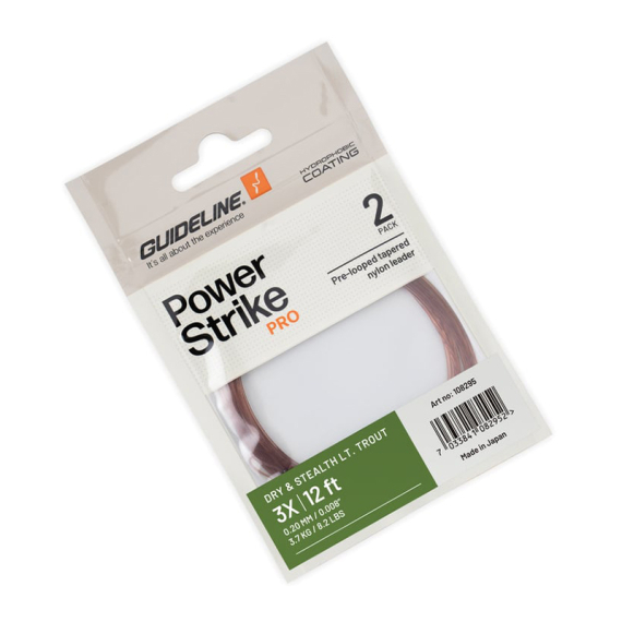 Guideline Dry & Stealth Light Trout Leader 12\' i gruppen Kroge og endegrej / Ledere og Forfangsmateriale / Færdiglavede forfang / Tapered forfang hos Sportfiskeprylar.se (108295GLr)