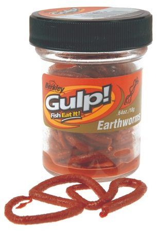 GULP Earthworms - Red i gruppen Madding / Boilies, krogagn og forfoder / Lugttilsætning og ørred-dej hos Sportfiskeprylar.se (1092973)