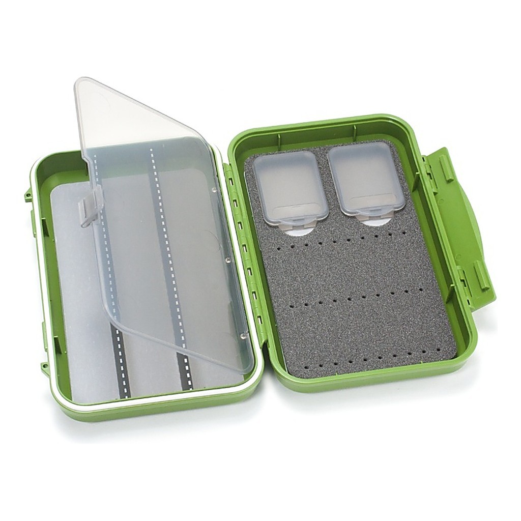 C&F Design Medium 2-Row WP Tube Fly Case w 3 Comp (CF-2403V) Olive i gruppen Opbevaring / Tackle-bokse / Flueæsker hos Sportfiskeprylar.se (1100182)