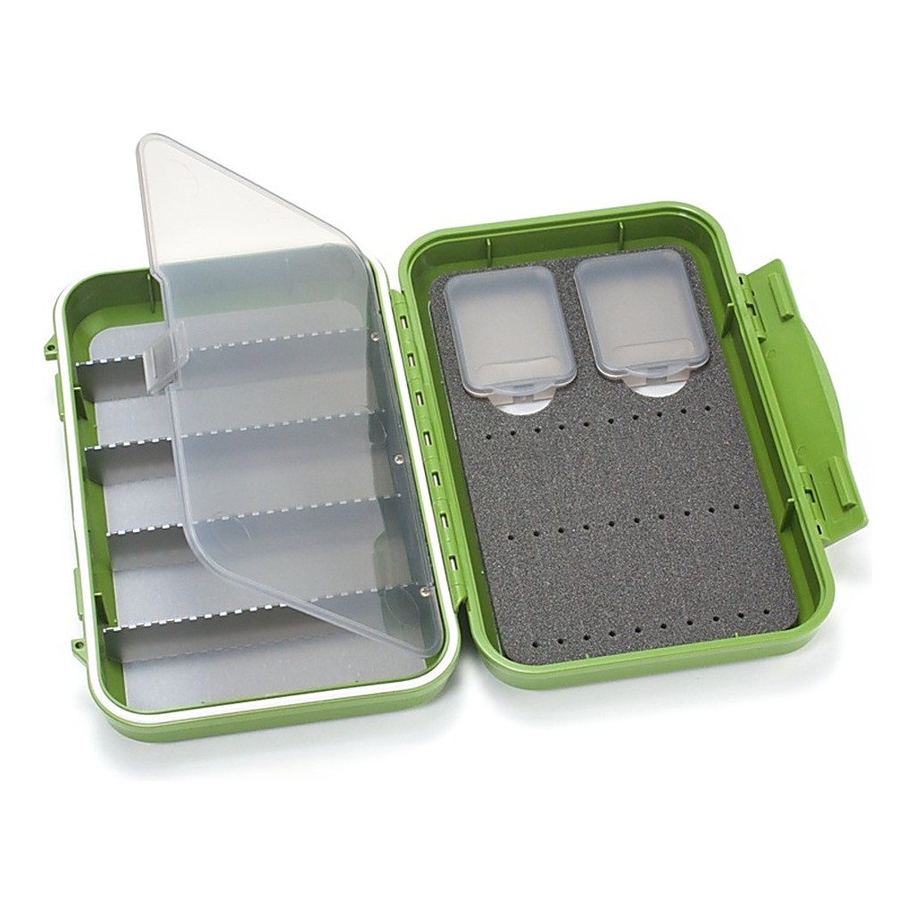 C&F Design Medium 2-Row WP Tube Fly Case w 5 Comp (CF-2405H) Olive i gruppen Opbevaring / Tackle-bokse / Flueæsker hos Sportfiskeprylar.se (1100184)