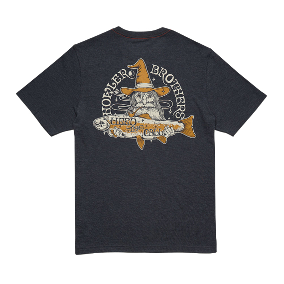 Howler Bros River Wizard Navy Heather i gruppen Beklædning og fodtøj / Beklædning / T-shirts hos Sportfiskeprylar.se (110926S-RIV-Sr)