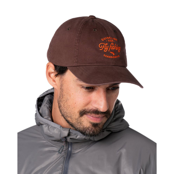 Guideline Fly Fishing Cap - Forest Brown i gruppen Beklædning og fodtøj hos Sportfiskeprylar.se (111068GL)