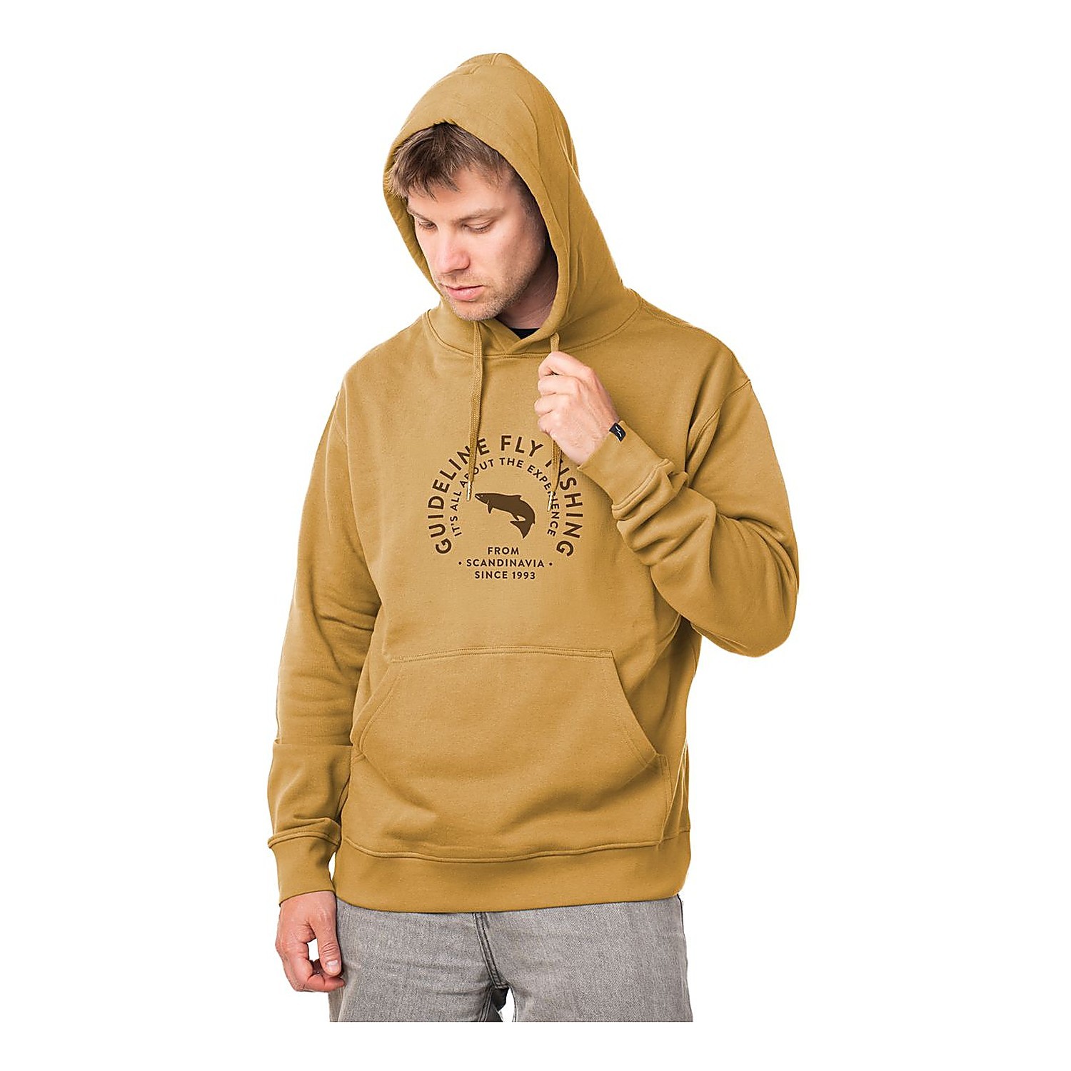 Guideline Scandi Hoodie Grain i gruppen Beklædning og fodtøj / Beklædning / Sweatere / Hættetrøjer hos Sportfiskeprylar.se (111074GLr)