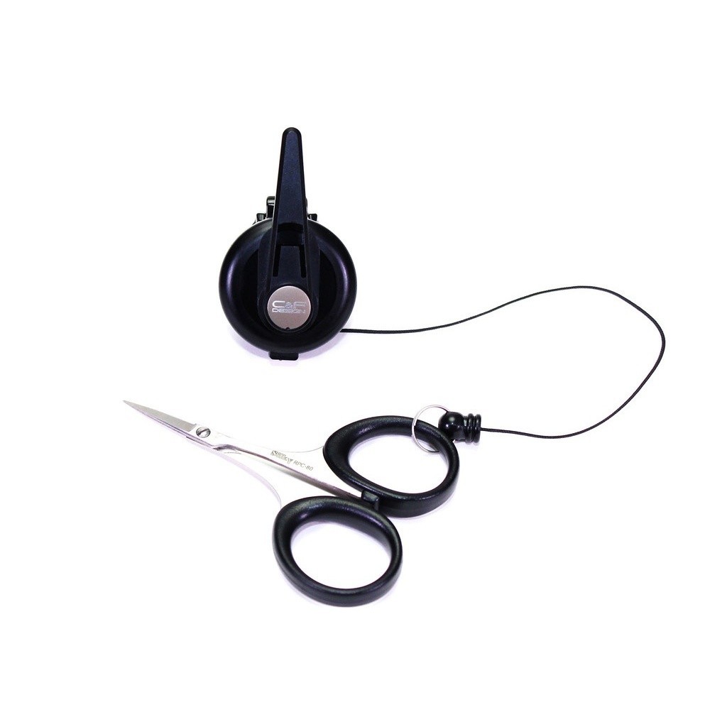 C&F Flex Pin-On Reel/Scissors (CFA-72WS) i gruppen Udstyr og tilbehør / Pin-on-reels hos Sportfiskeprylar.se (1120178)