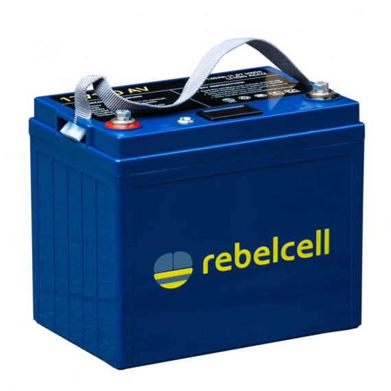 Rebelcell 12V100 AV Li-ion Battery (1,29kWh) i gruppen Bådelektronik / Batterier og opladere / Batterier / Lithiumbatterier hos Sportfiskeprylar.se (12100AVREUA)