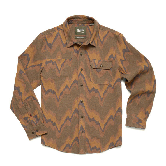 Howler Bro\'s Harker\'s Flannel Sediment Jacquard Camel i gruppen Beklædning og fodtøj / Beklædning / Skjorter hos Sportfiskeprylar.se (121025F-CAM-Sr)