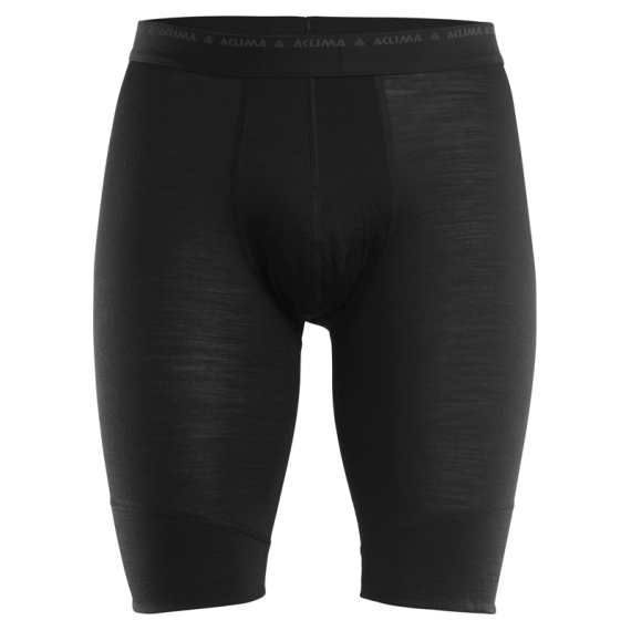 Aclima LightWool 140 Shorts Long M\'s Jet Black i gruppen Beklædning og fodtøj / Beklædning / Undertøj / Undertøj hos Sportfiskeprylar.se (122322001-04r)