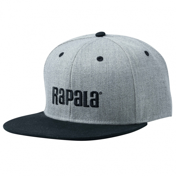 Rapala Cap Flat Brim Grey/Black i gruppen Beklædning og fodtøj / Kasketter og hovedbeklædning / Kasketter / Caps hos Sportfiskeprylar.se (123319NO)