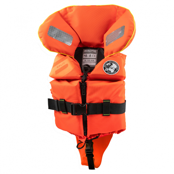 Baltic Life Jacket Split Front E.I Orange i gruppen Beklædning og fodtøj / Flydebeklædning / Redningsveste / Redningsveste til børn hos Sportfiskeprylar.se (1260-000-1r)