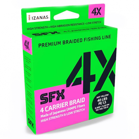 SFX 4X Braid Hot Yellow 137m i gruppen Snøre / Multifilament hos Sportfiskeprylar.se (126714NOr)