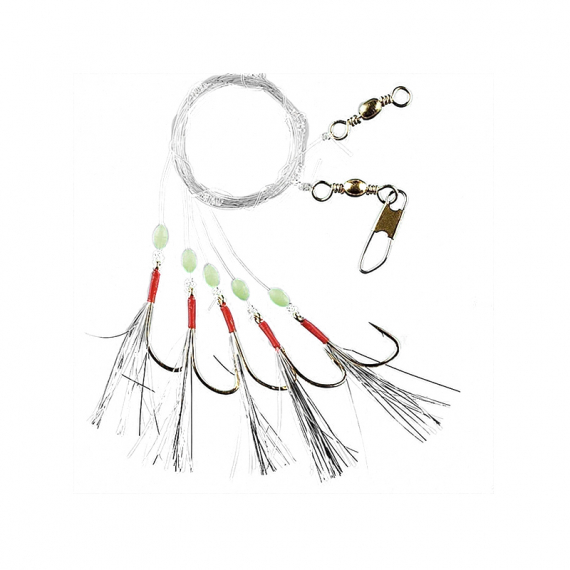 Fladen Sundet Herring 5 Hooks size 1/0 i gruppen Madding / Havfiskeri madding / Flasher rigs og rigs til havfiskeri hos Sportfiskeprylar.se (1270-5-1-0r)