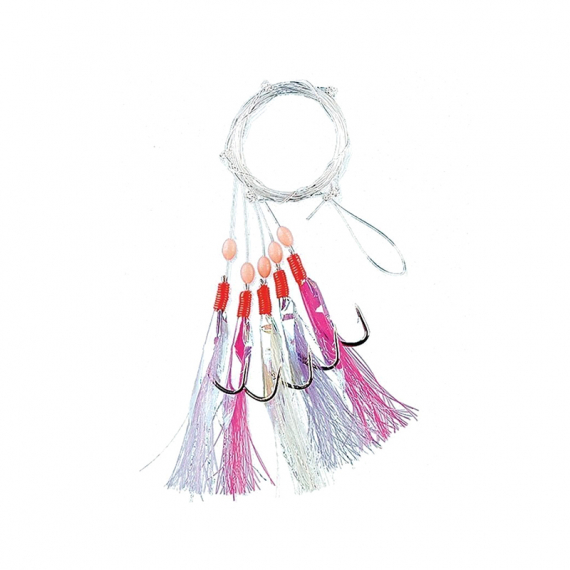 Fladen Multicolour Flash 5 Hooks i gruppen Madding / Havfiskeri madding / Flasher rigs og rigs til havfiskeri hos Sportfiskeprylar.se (1278-1-0r)