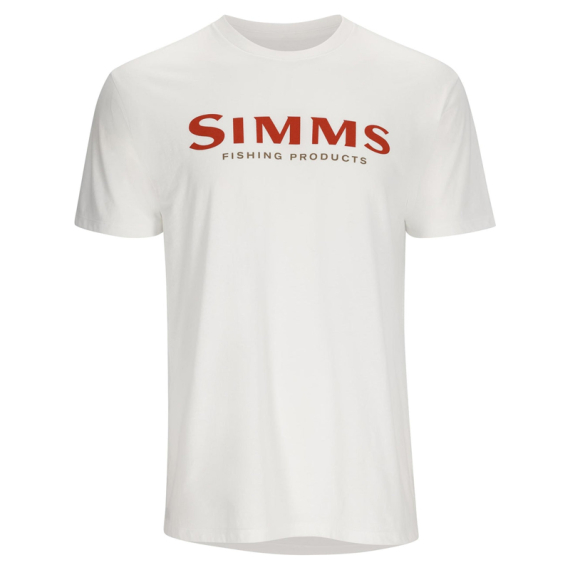 Simms Logo T-shirt White i gruppen Beklædning og fodtøj / Beklædning / T-shirts hos Sportfiskeprylar.se (12803-100-20r)
