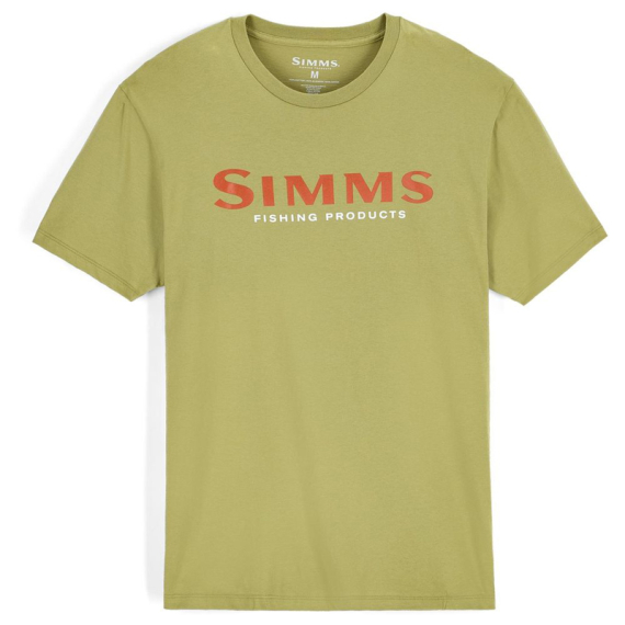 Simms Logo T-shirt Tent Green i gruppen Beklædning og fodtøj / Beklædning / T-shirts hos Sportfiskeprylar.se (12803-1347-20r)