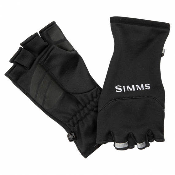 Simms Freestone Half Finger Black - XL i gruppen Beklædning og fodtøj / Beklædning / Handsker hos Sportfiskeprylar.se (13111-001-50)