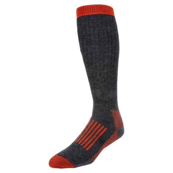 Simms Merino Thermal OTC Sock Carbon i gruppen Beklædning og fodtøj / Beklædning / Undertøj / Sokker hos Sportfiskeprylar.se (13140-003-30r)
