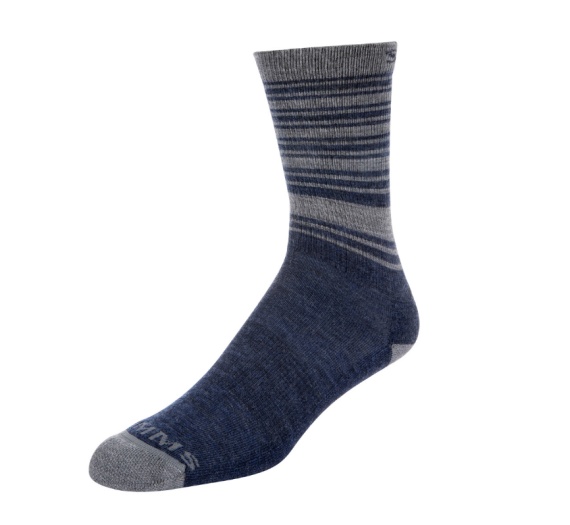 Simms Merino Lightweight Hiker Sock Admiral Blue i gruppen Beklædning og fodtøj / Beklædning / Undertøj / Sokker hos Sportfiskeprylar.se (13146-404-30r)