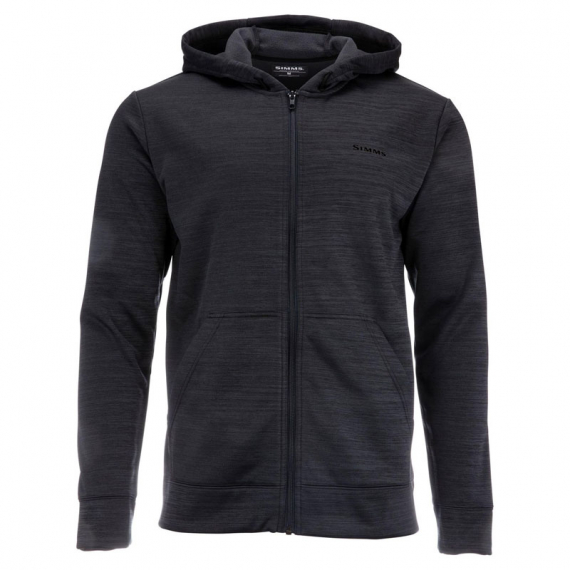 Simms Challenger Full-Zip Hoody Black Heather i gruppen Beklædning og fodtøj / Beklædning / Sweatere / Hættetrøjer hos Sportfiskeprylar.se (13281-010-30r)
