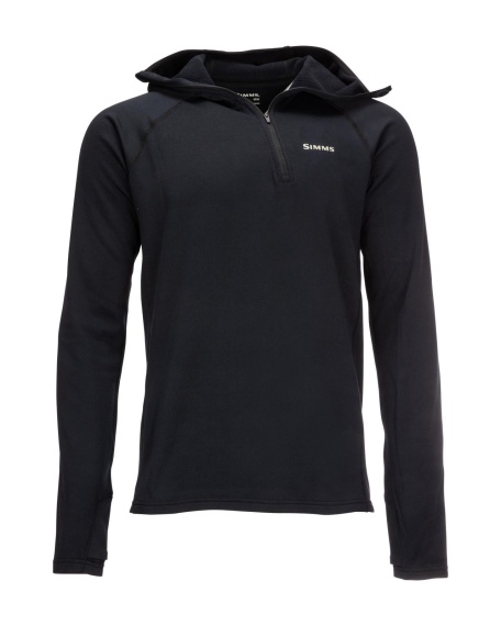 Simms Heavyweight Baselayer Hoody Black i gruppen Beklædning og fodtøj / Beklædning / Undertøj / Langærmede undertrøjer hos Sportfiskeprylar.se (13307-001-20r)