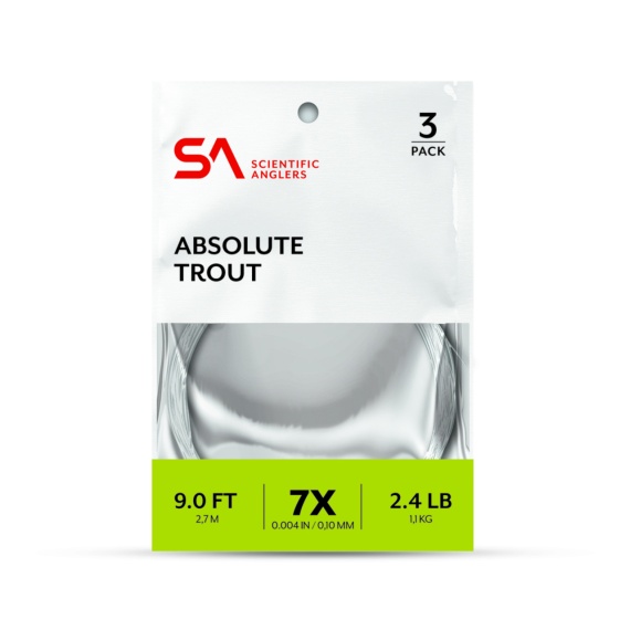 SA Absolute Trout Leader 3-pack 9\' i gruppen Kroge og endegrej / Ledere og Forfangsmateriale / Færdiglavede forfang / Tapered forfang hos Sportfiskeprylar.se (134248r)