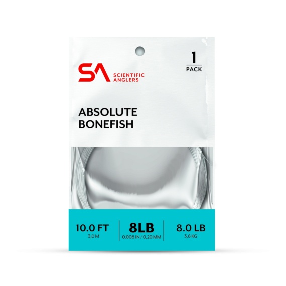 SA Absolute Bonefish Leader 10\' i gruppen Kroge og endegrej / Ledere og Forfangsmateriale / Færdiglavede forfang / Tapered forfang hos Sportfiskeprylar.se (134491r)