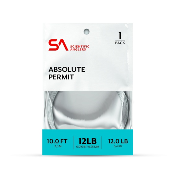 SA Absolute Permit Leader 10\' i gruppen Kroge og endegrej / Ledere og Forfangsmateriale / Færdiglavede forfang / Tapered forfang hos Sportfiskeprylar.se (134552r)